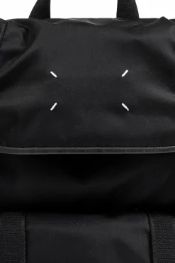 Maison Margiela CZARNY Plecak z logo