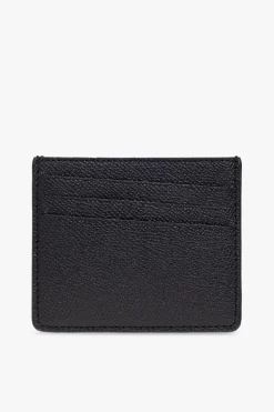 Maison Margiela CZARNY Skórzane etui na karty