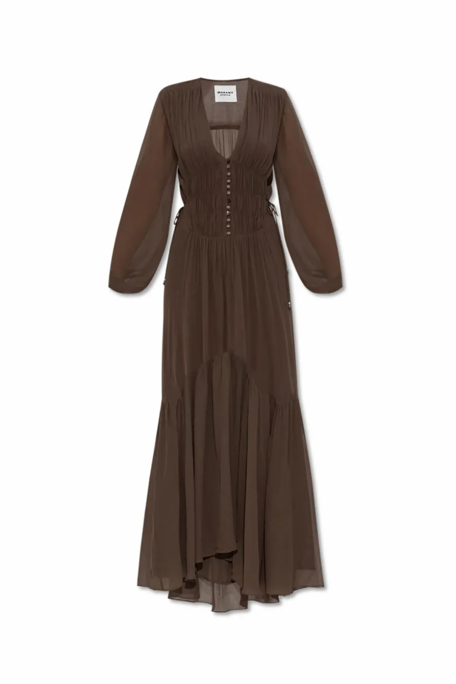 Marant Etoile ZIELONY Sukienka `Briane`