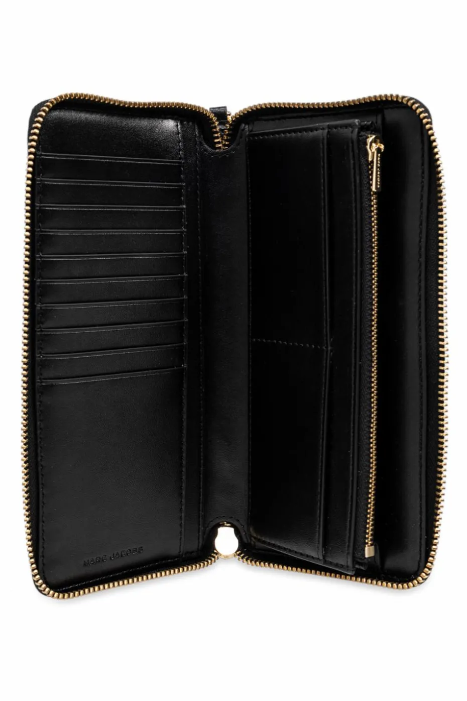 Marc Jacobs CZARNY Portfel z logo