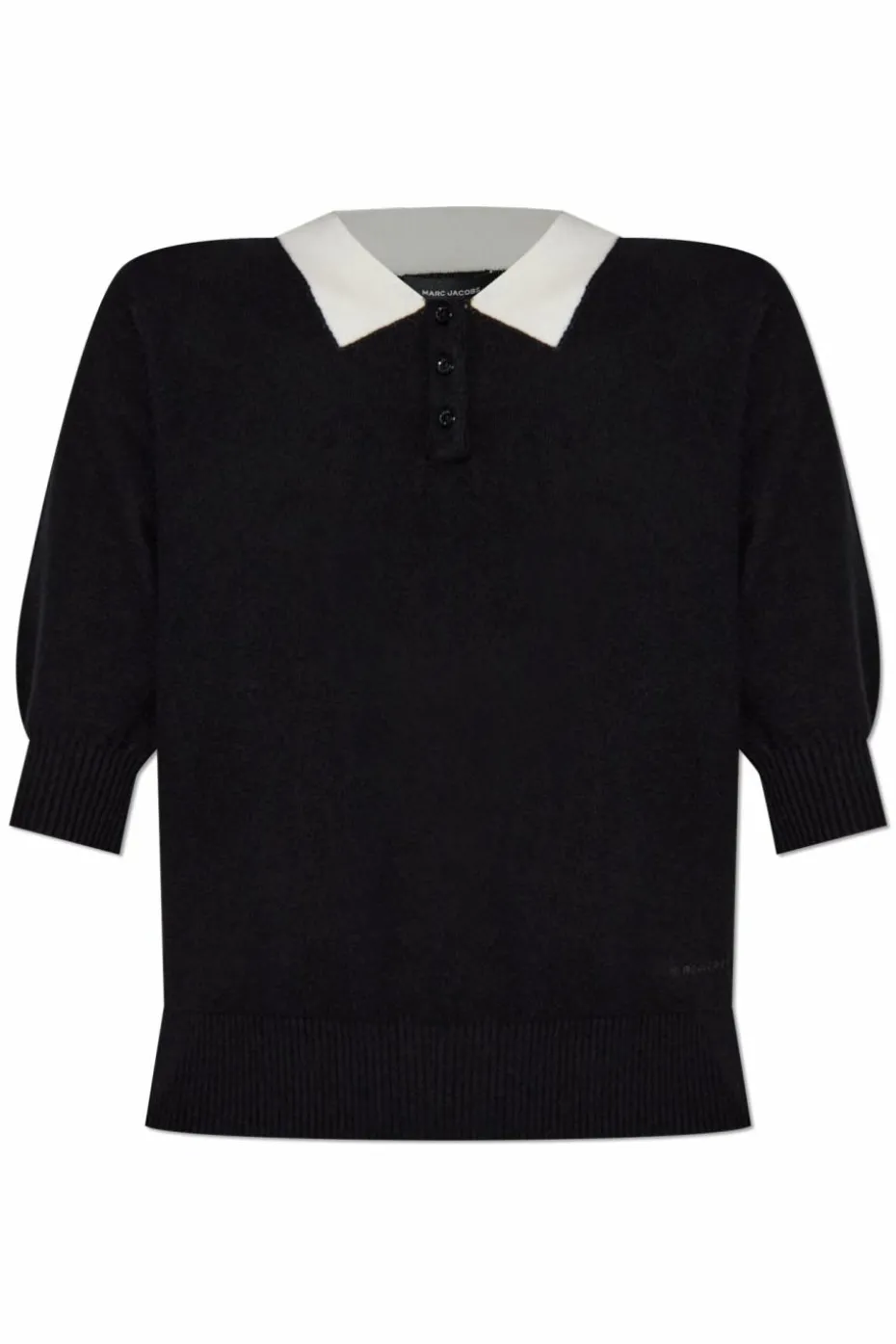 Marc Jacobs CZARNY Wełniane polo