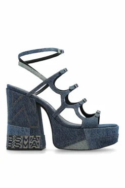Marc Jacobs NIEBIESKI Sandały `Kiki` na platformie