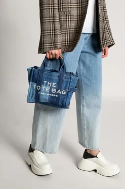 Marc Jacobs NIEBIESKI Torba na ramię ‘The Denim Tote Mini’
