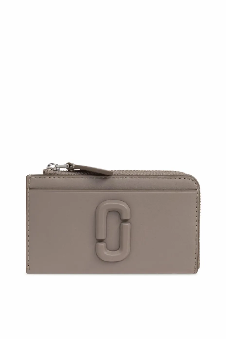 Marc Jacobs SZARY Skórzany portfel ‘The J Marc’