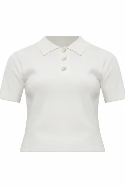 Marni BIAŁY Polo z logo