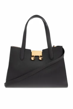 Marni CZARNY Torba `Trunkaroo` typu `shopper`