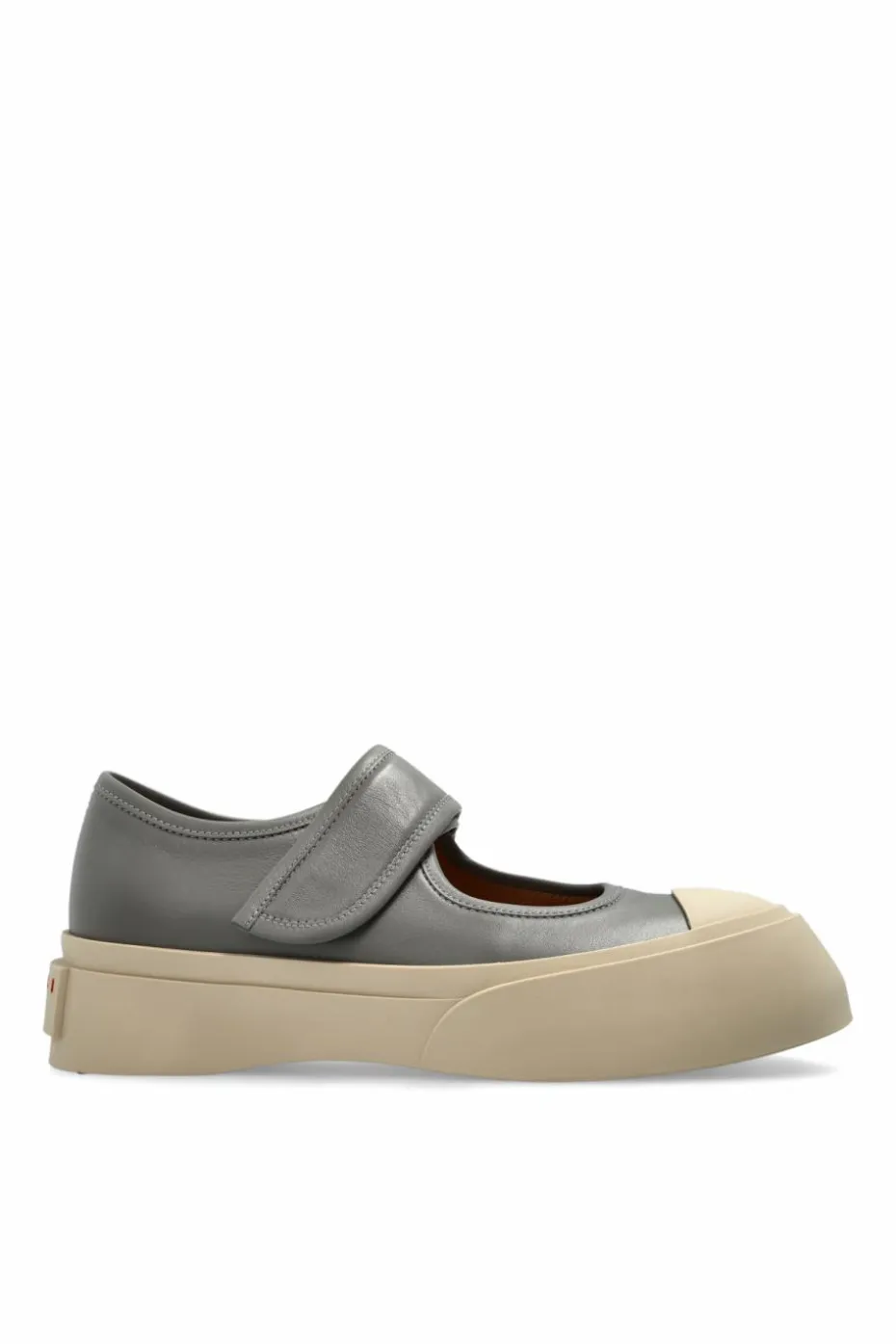 Marni SZARY Buty `Mary Jane`