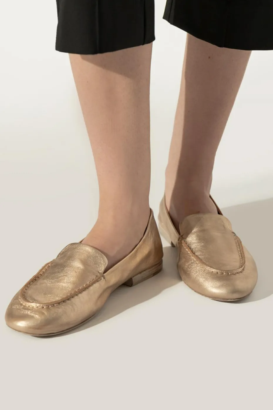 Marsell ZŁOTY Buty `Mandolo` typu `loafers`