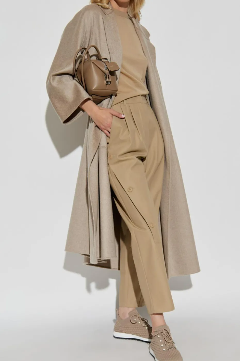 Max Mara beżowy Sweter `Gerico`