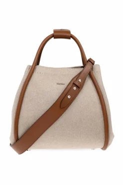 Max Mara beżowy Torba `Marine Small` typu `shopper`