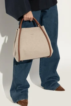 Max Mara beżowy Torba `Marine Small` typu `shopper`