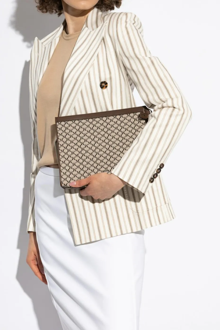 Max Mara beżowy Torba 'Mmtroussem`