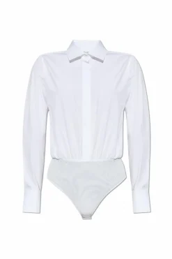 Max Mara BIAŁY Body `Angora`