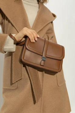 Max Mara BRĄZOWY Torba do ręki`Bianca`