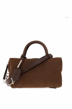 Max Mara BRĄZOWY Torba do ręki `Holdall Small`