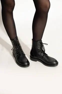 Max Mara CZARNY Buty typu ‘combat’