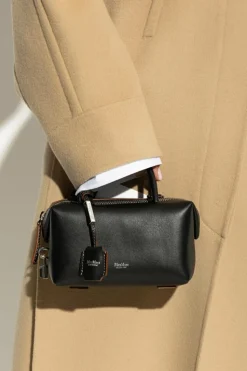 Max Mara CZARNY Torba do ręki `Holdall Small`