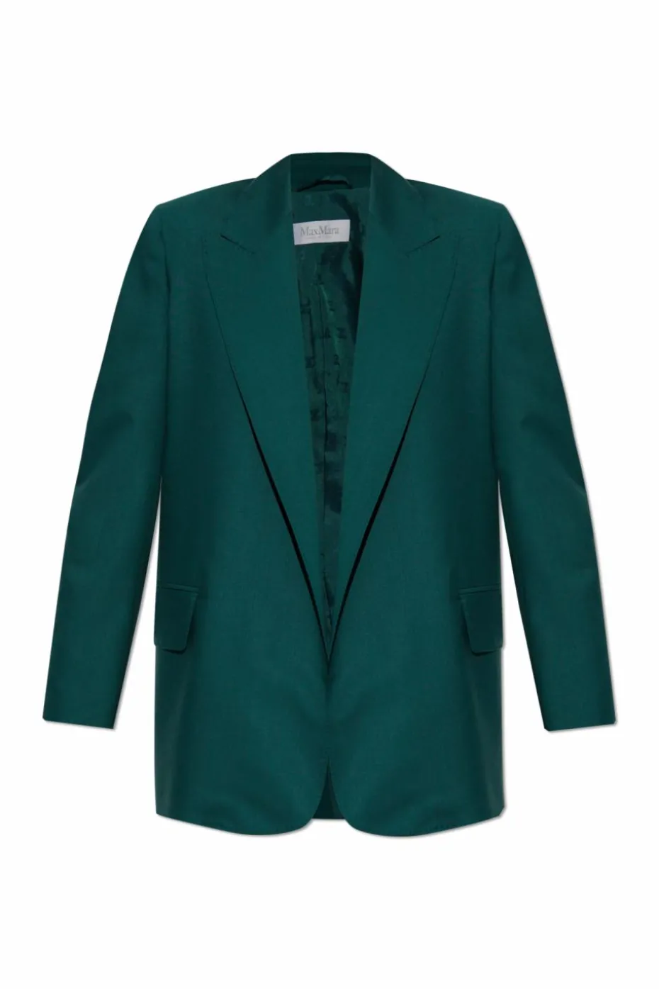 Max Mara ZIELONY Wełniana marynarka `Talento`