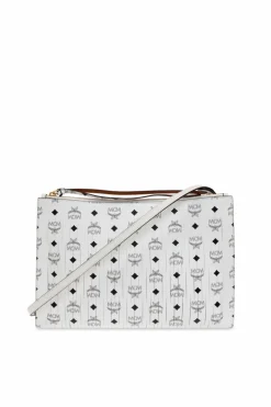 MCM BIAŁY Torba na ramię `Aren Medium`