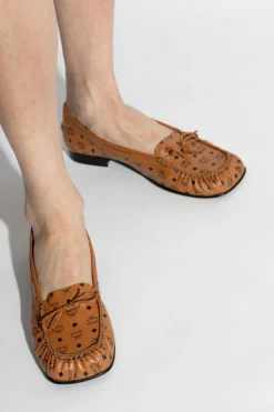 MCM BRĄZOWY Buty typu ‘loafers’