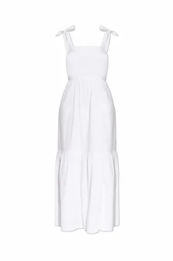 Melissa Odabash BIAŁY Bawełniana sukienka `Posie`