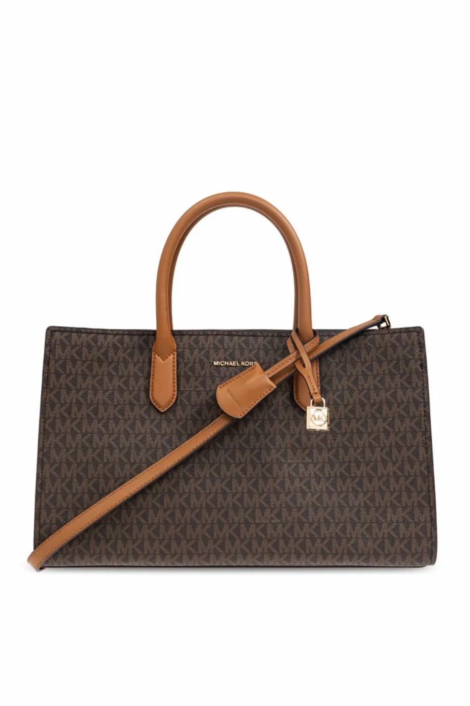 Michael Michael Kors BRĄZOWY Torba do ręki `Scarlett`