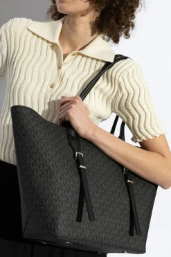 Michael Michael Kors CZARNY Torba `Moore` typu `shopper`