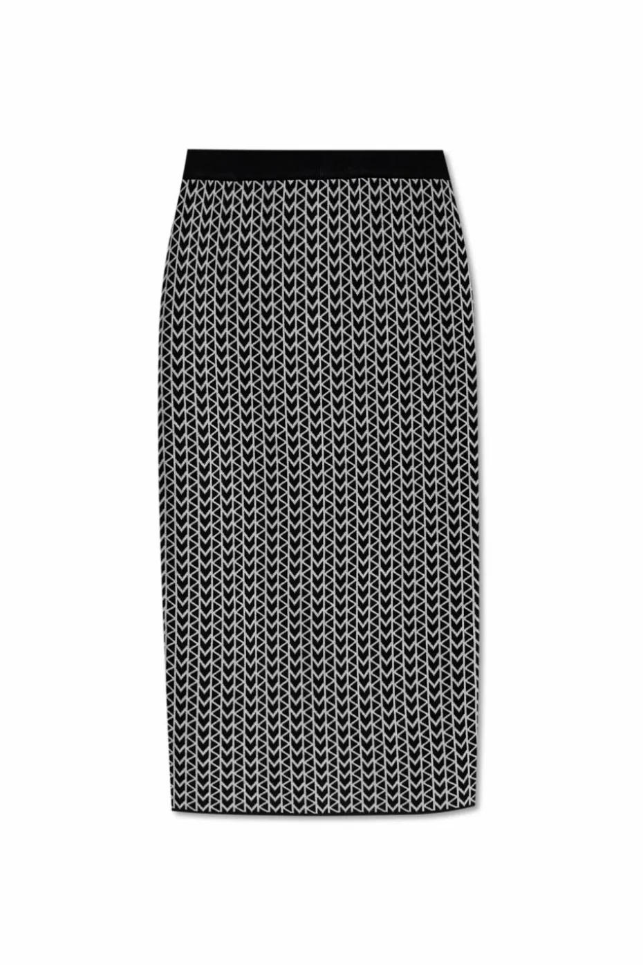 Michael Michael Kors CZARNY Spódnica z monogramem