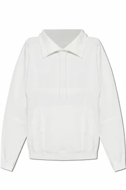 MM6 Maison Margiela BIAŁY Bluza ze stójką