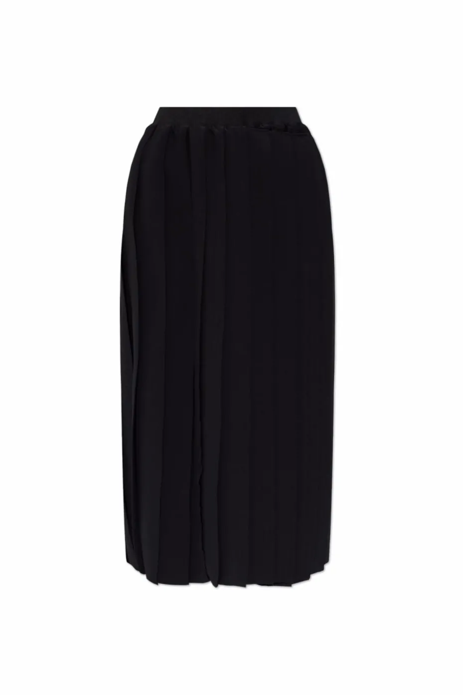 MM6 Maison Margiela CZARNY Plisowana spódnica