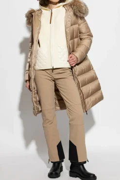 Moncler beżowy Płaszcz puchowy `Boedic`