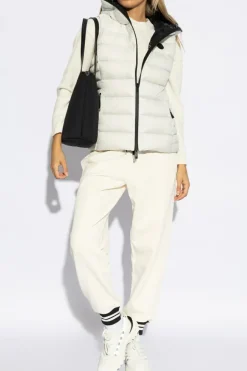 Moncler BIAŁY Kamizelka `Barraux`