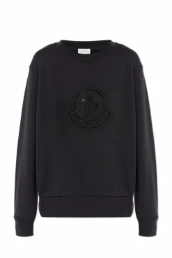 Moncler CZARNY Bluza `Maglia` typu `oversize`