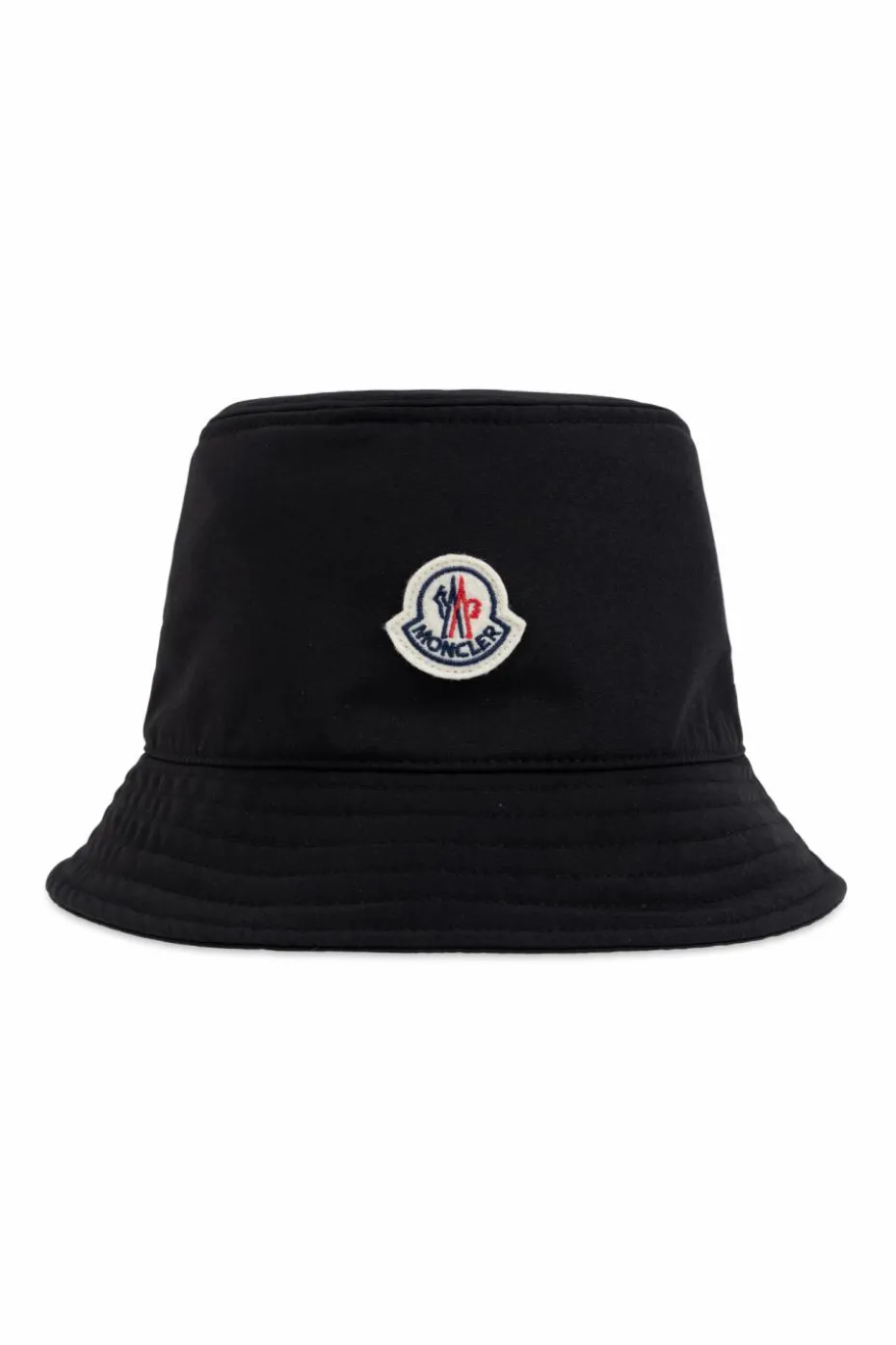 Moncler CZARNY Kapelusz z naszywką z logo