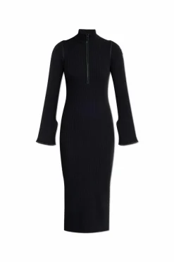 Moncler CZARNY Sukienka `Tricot`