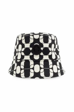 Moncler CZARNY Wzorzysty kapelusz