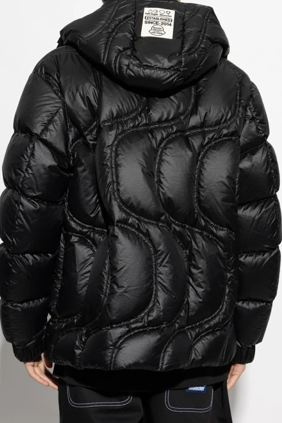 Moncler Genius CZARNY 8 MONCLER PALM ANGELS