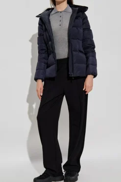 Moncler GRANATOWY Kurtka puchowa `Avoce`