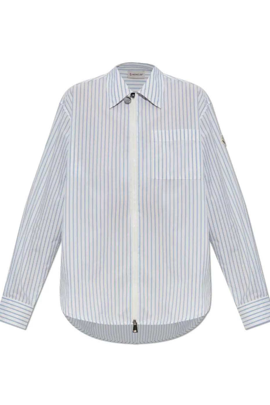 Moncler jasnoniebieski Koszula ze wzorem w pasy `Camicia`