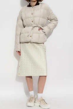 Moncler kremowy Kurtka puchowa `Caramagne`