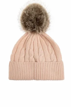 Moncler RÓŻOWY Czapka z pomponem