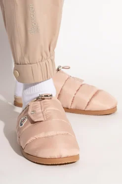 Moncler RÓŻOWY Klapki `Mon`