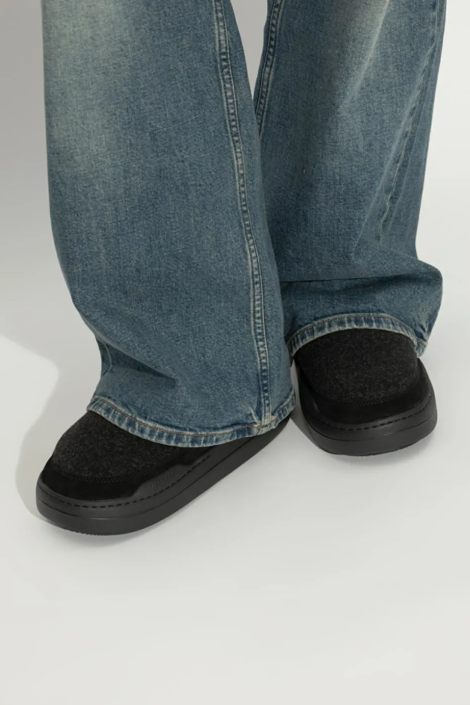 Moon Boot CZARNY Śniegowce `MB PARK CLOG FELT`