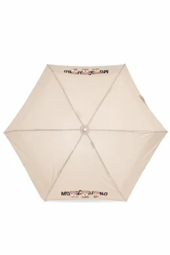 Moschino beżowy Parasol z logo