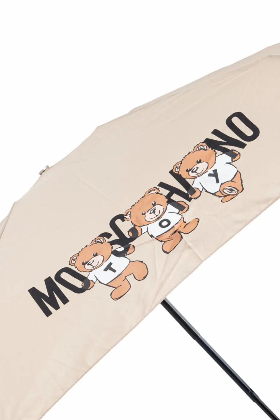 Moschino beżowy Parasol z logo