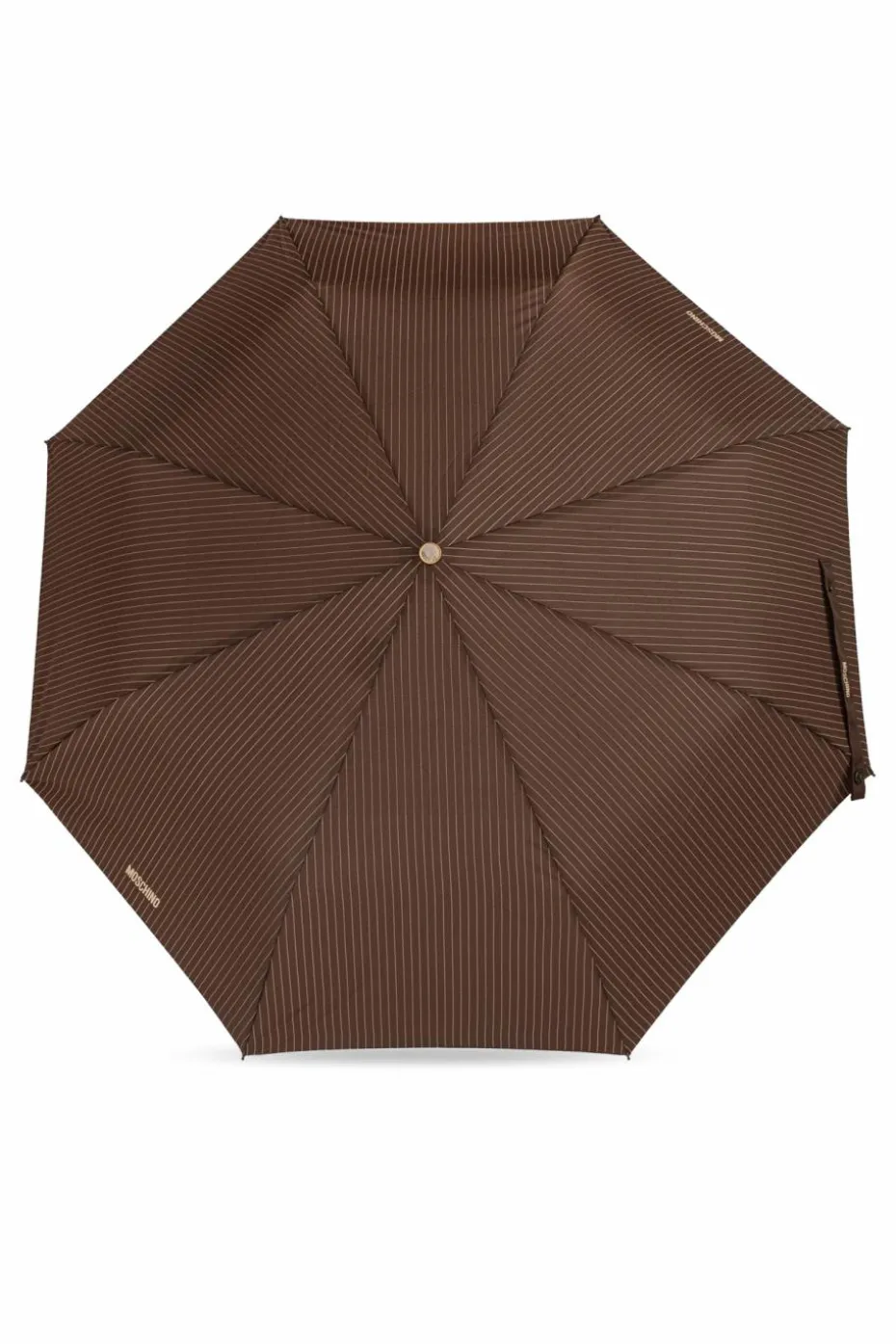 Moschino BRĄZOWY Składany parasol
