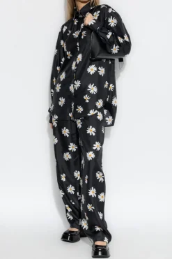 Moschino CZARNY Jedwabna koszula