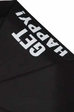 Moschino CZARNY Składany parasol