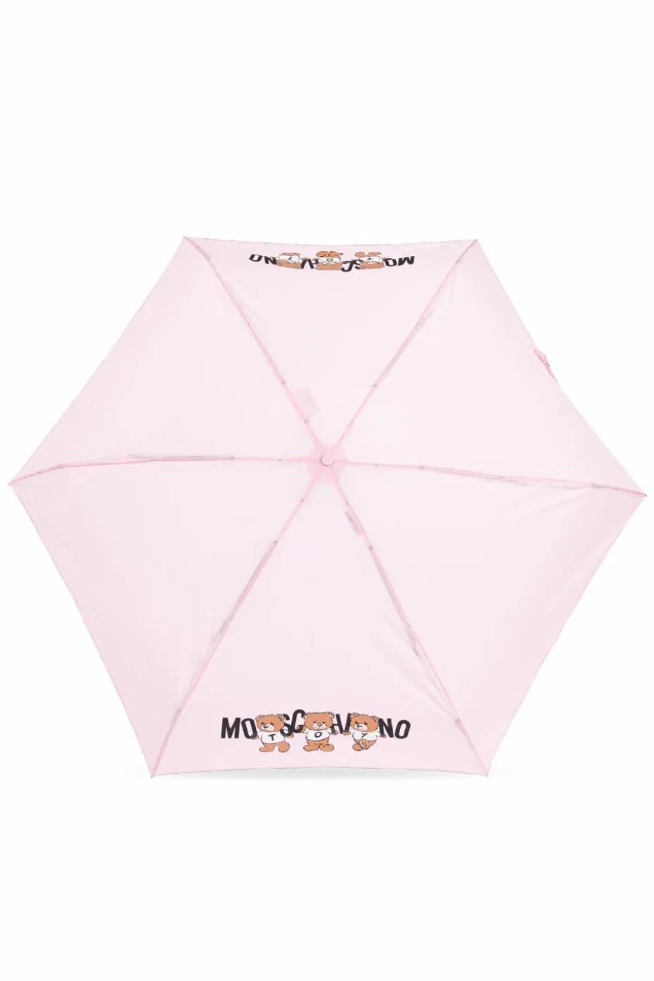 Moschino RÓŻOWY Parasol z logo