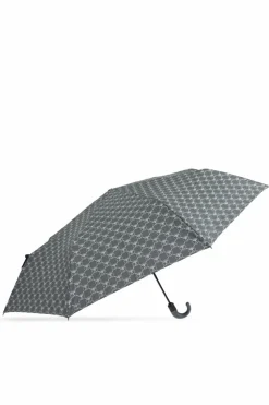 Moschino SZARY Parasol z logo
